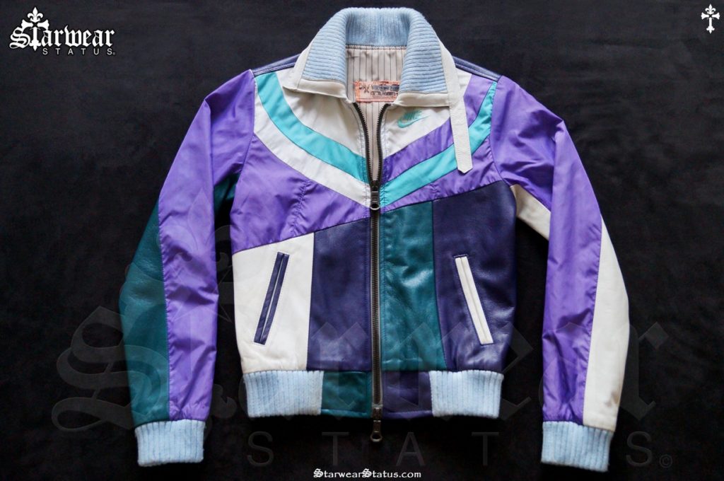 Nike Drx Romanelli Custom Leather & Nylon Bomber Jacket Size Small