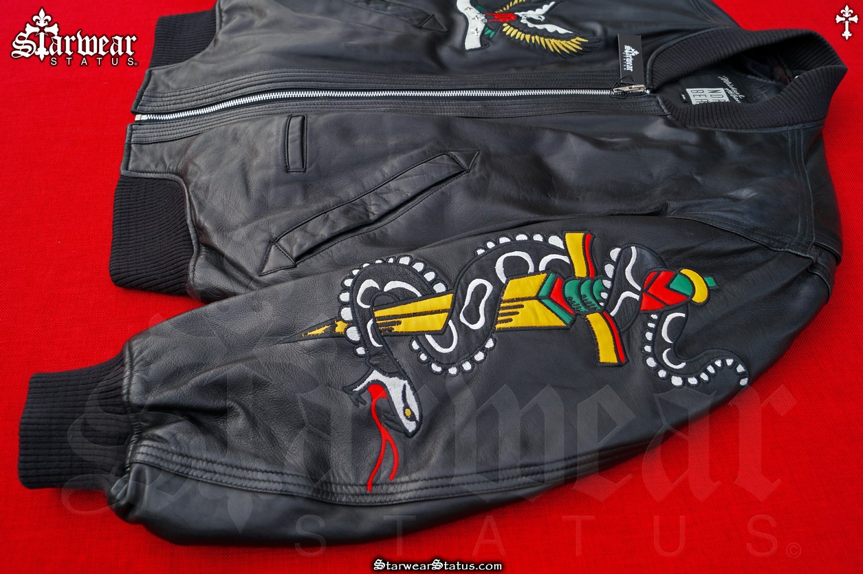 90s Michael Hoban Signed Leather Bomber Worn & Owned By