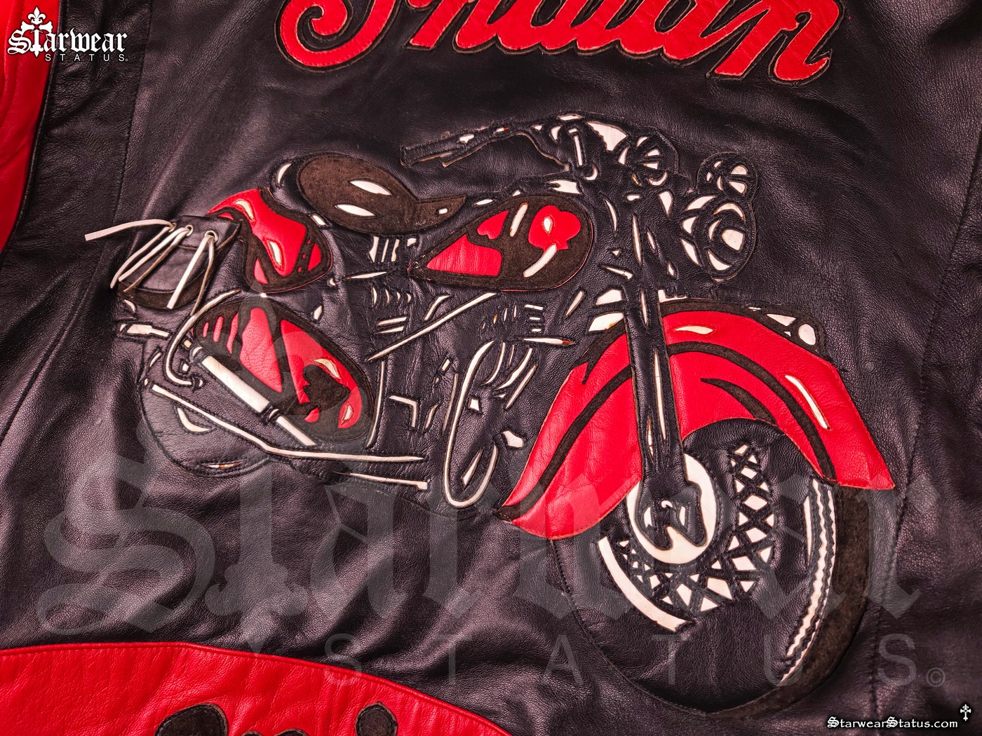 90s JEFF HAMILTON ライダースジャケット Sサイズ ヴィンテージ Vintage 80s 90s Jeff Hamilton Indian Motorcycle Cherokee