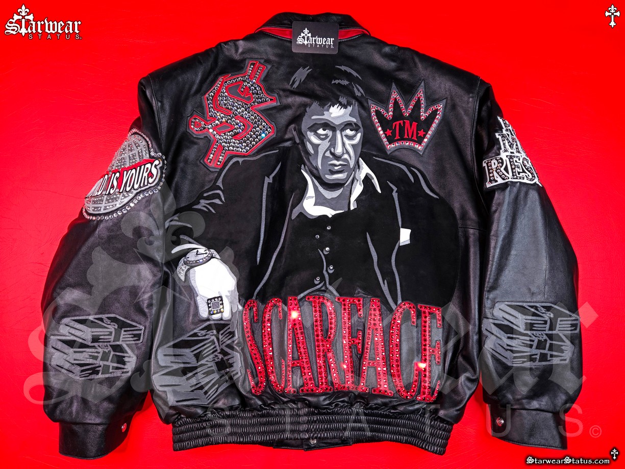 Vintage 90s Jeff Hamilton SCARFACE Tony Montana Leather