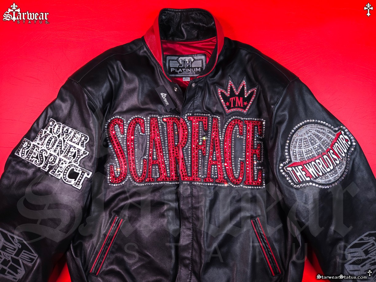 Vintage 90s Jeff Hamilton SCARFACE Tony Montana Leather