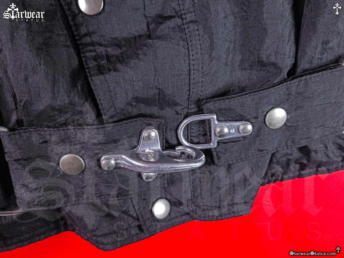 Michael Jackson BAD Tour jacket front metal clasp buckle closure detail vintage 1988 crew issued jacket