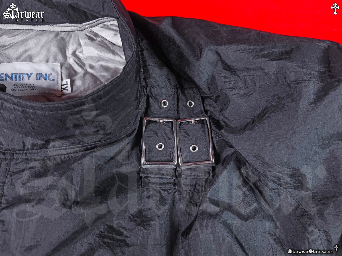 Michael Jackson BAD Tour jacket collar buckle detail snap fastening windbreaker material vintage crew piece 1988